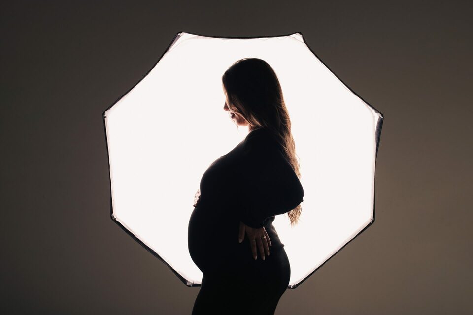 Lorrayne gestante estúdio